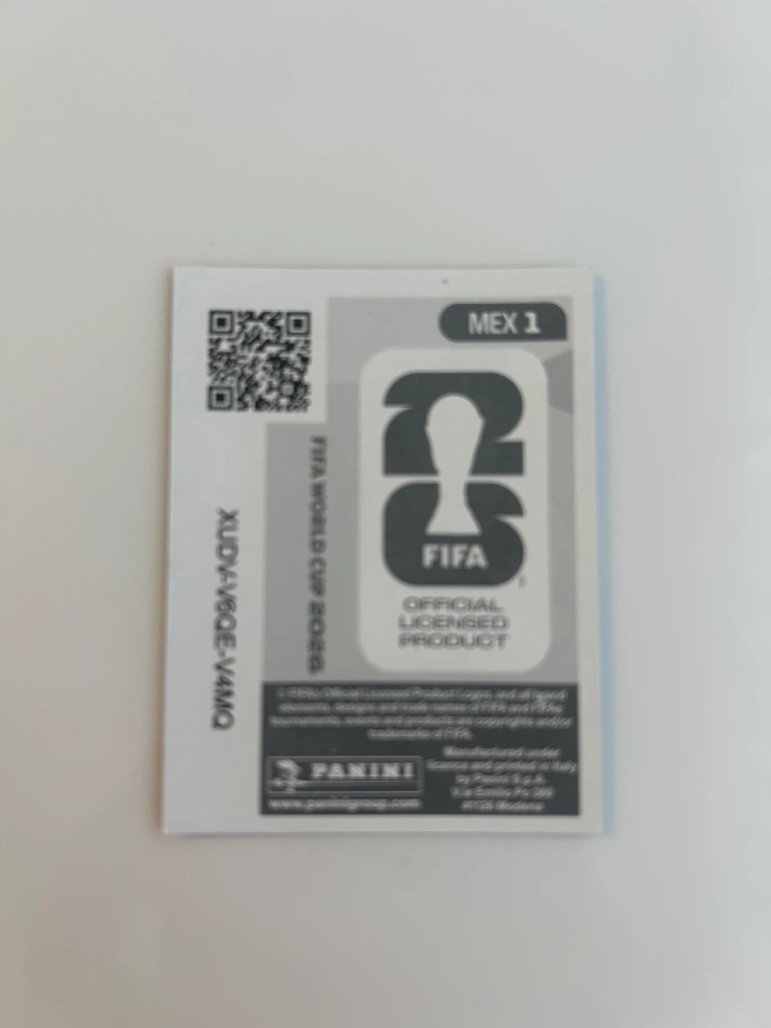 Panini FIFA World Cup 2026 Mexico Sticker - photo 2