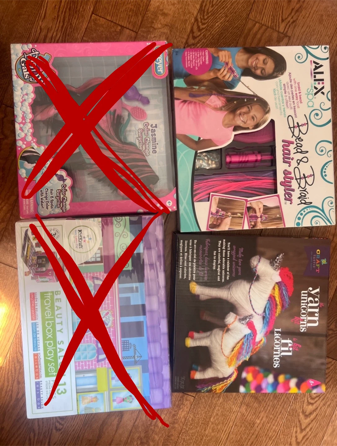 Variety of Girl Toys and Kits