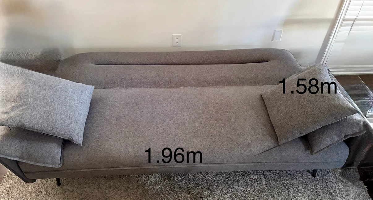 Grey Sofa Bed - photo 2