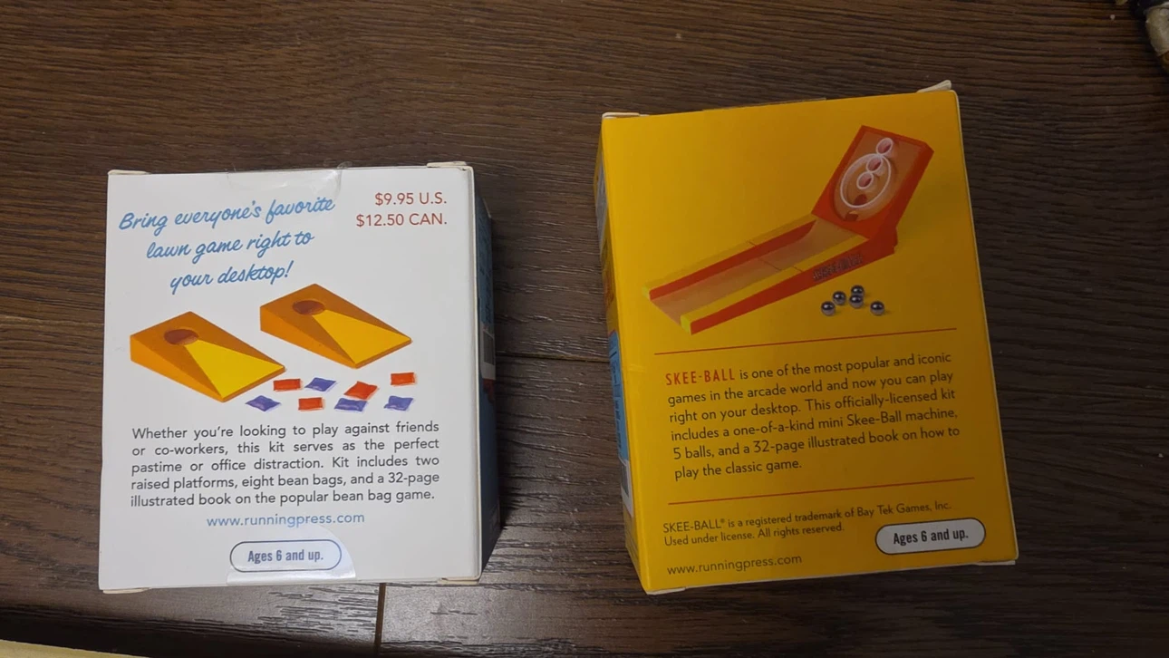 Desktop Cornhole, Skee-Ball and Ping Pong Games - photo 2