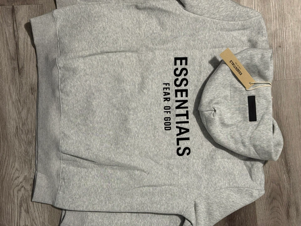 ESSENTIALS Fear of God Hoodie Grey - photo 2