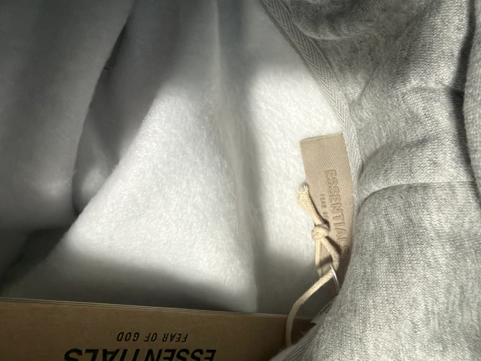 ESSENTIALS Fear of God Hoodie Grey - photo 3