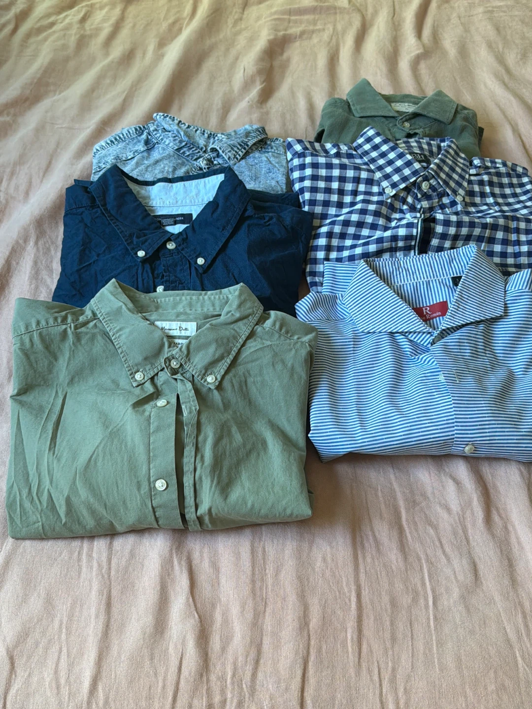 Set of 5 Men's Button-Down Shirts