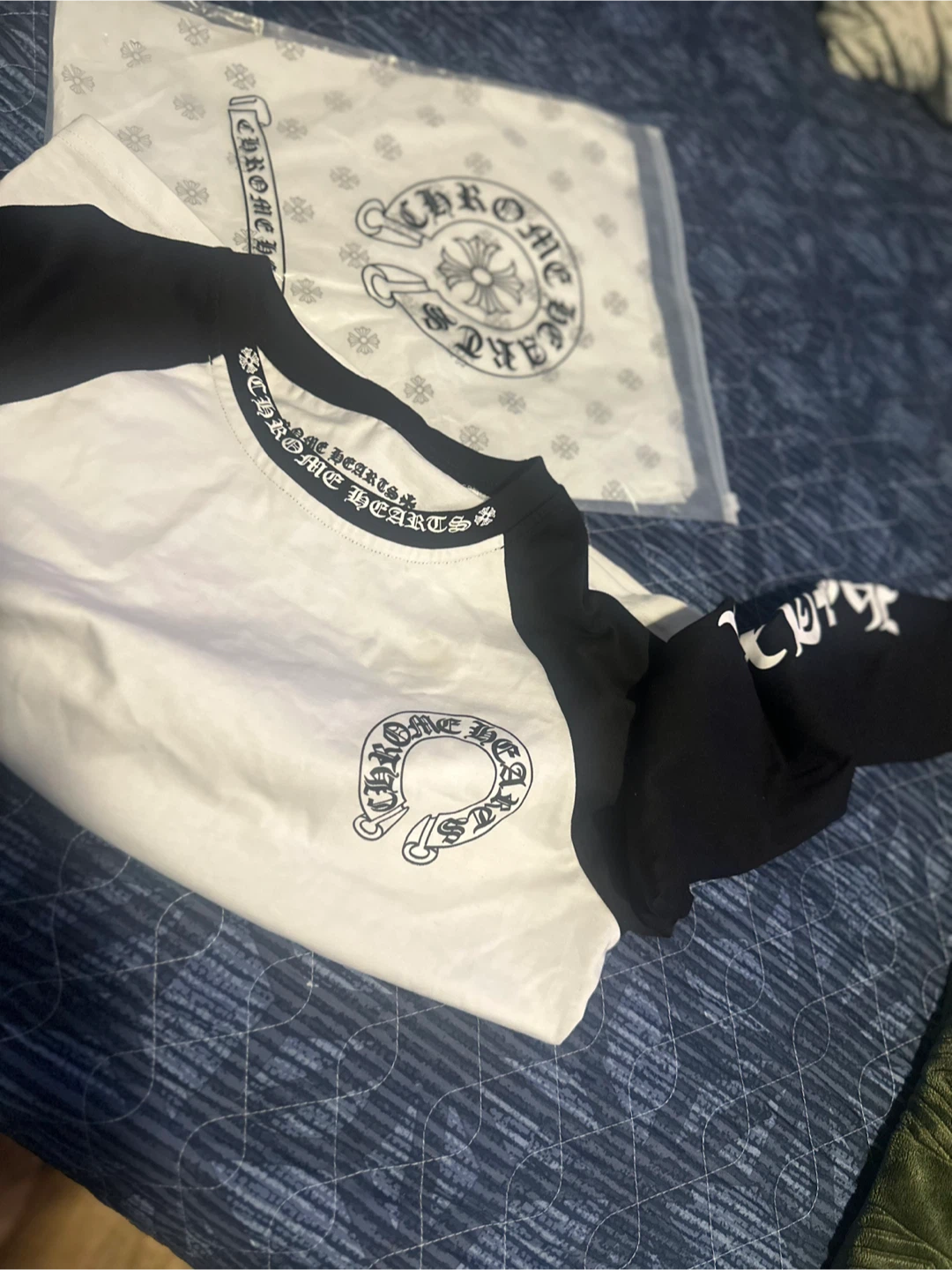 Chrome Hearts Baseball Long Sleeve Tee