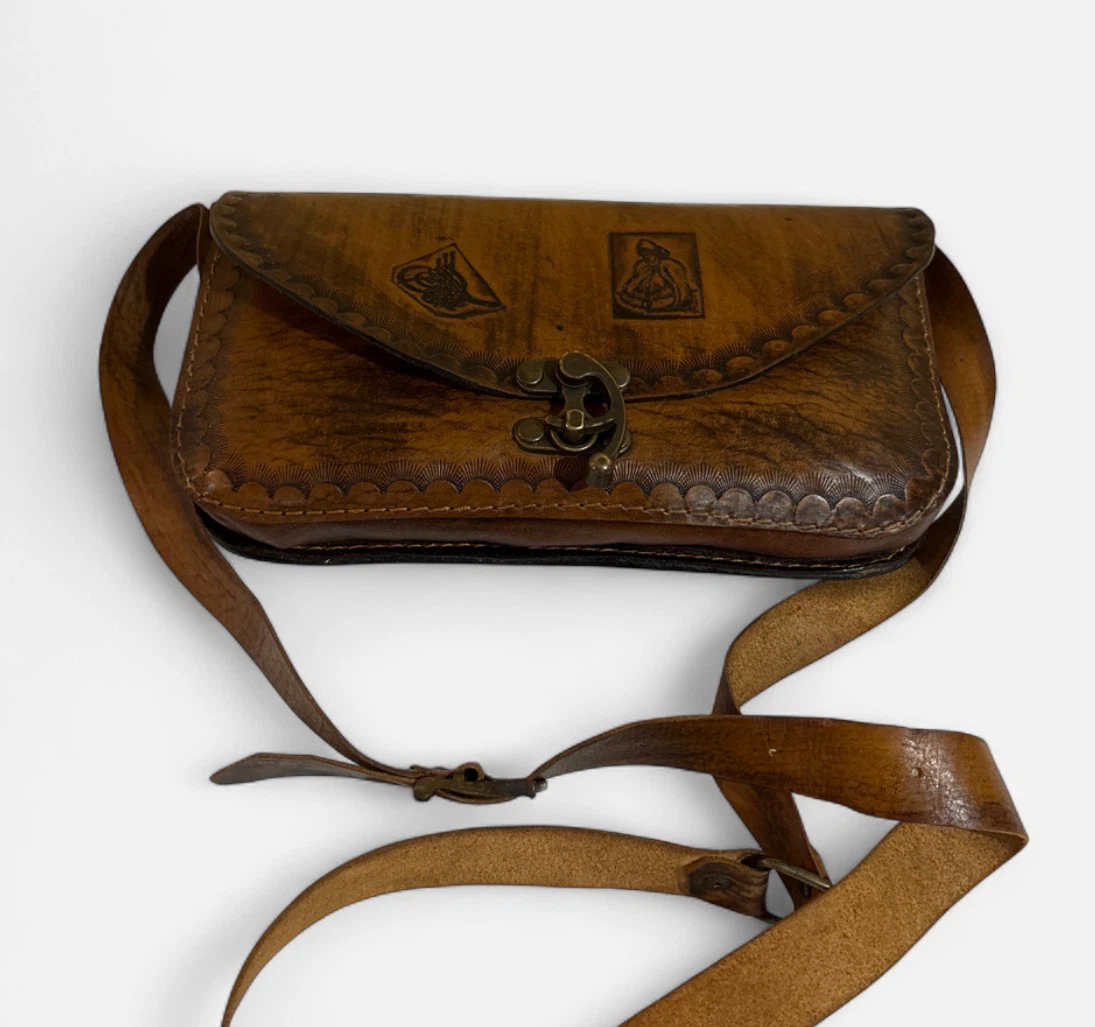 Handcrafted Turkiye Brown Leather Women's Crossbody Bag - photo 3