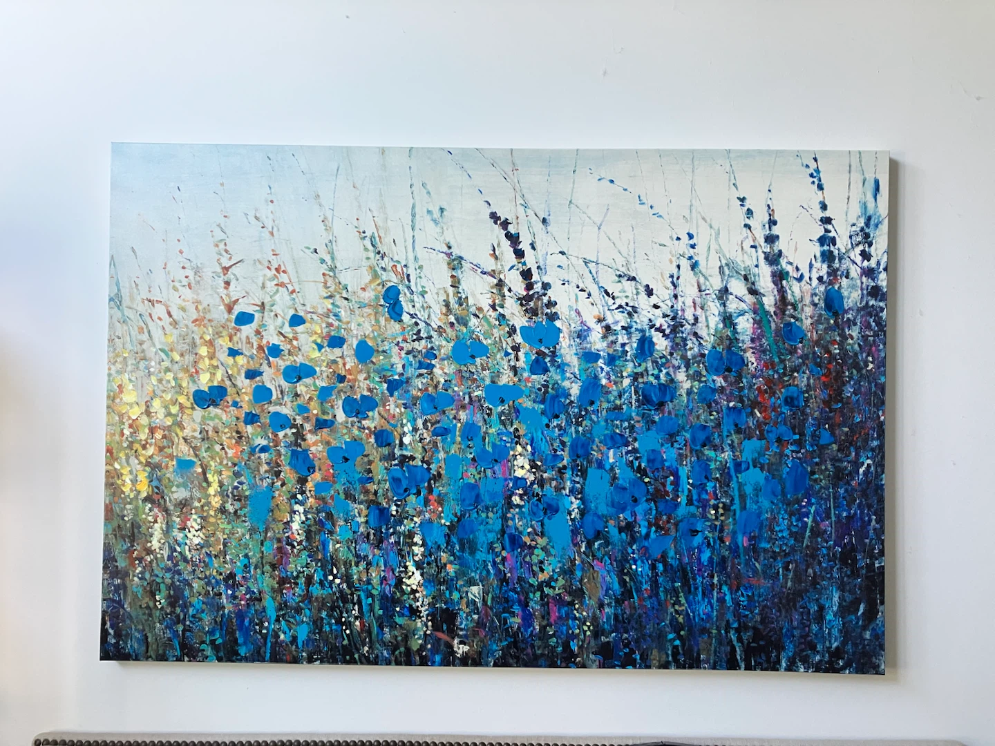 Large Enhanced Oil  Canvas Art