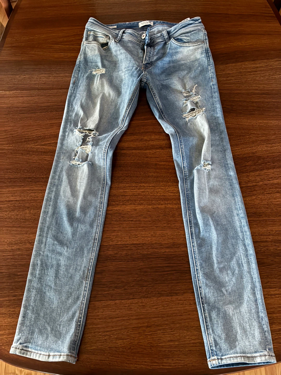 Jack & Jones LIAM Skinny Distressed Jeans 32x32 men Skater - photo 2