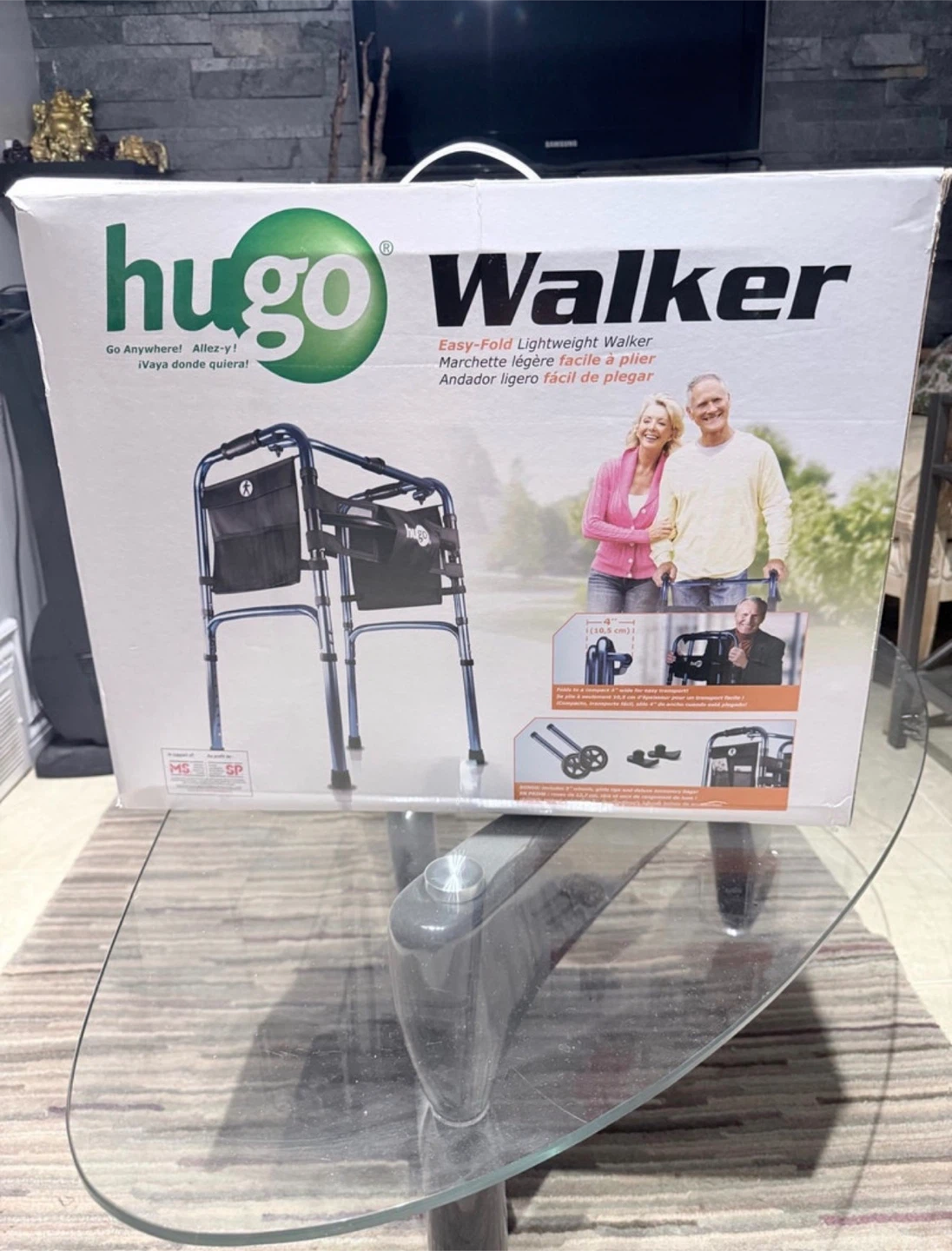 Hugo Adjustable Folding Walker