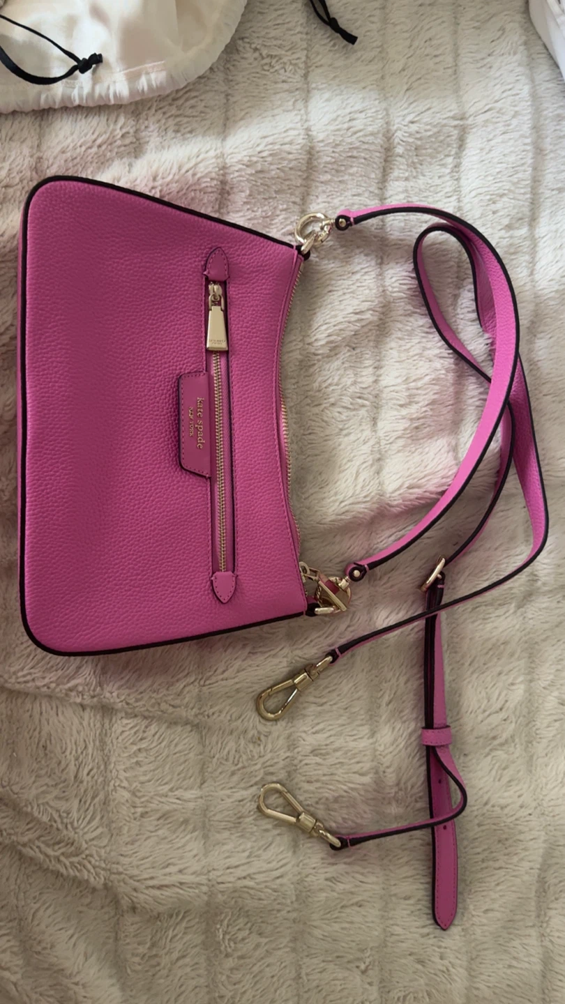 Kate Spade New York Hudson Convertable Crossbody Pebbled Leather