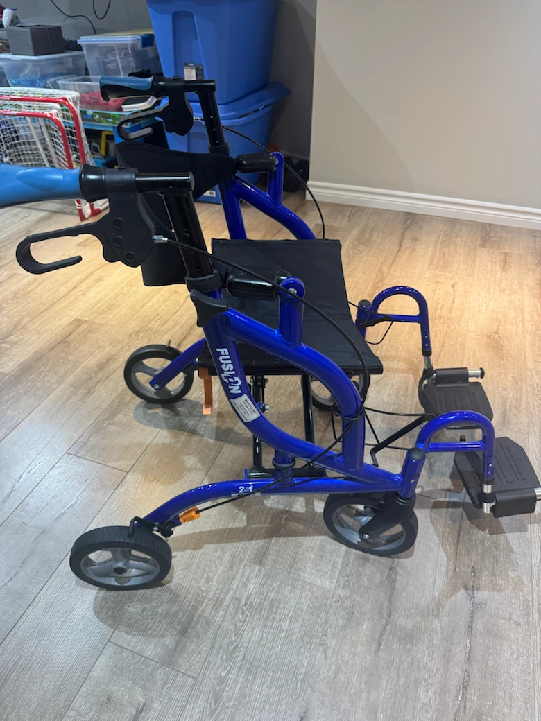 Fusion 2-in-1 Rollator and Transport Chair - photo 2