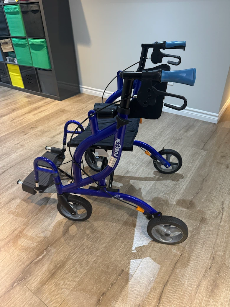 Fusion 2-in-1 Rollator and Transport Chair - photo 4