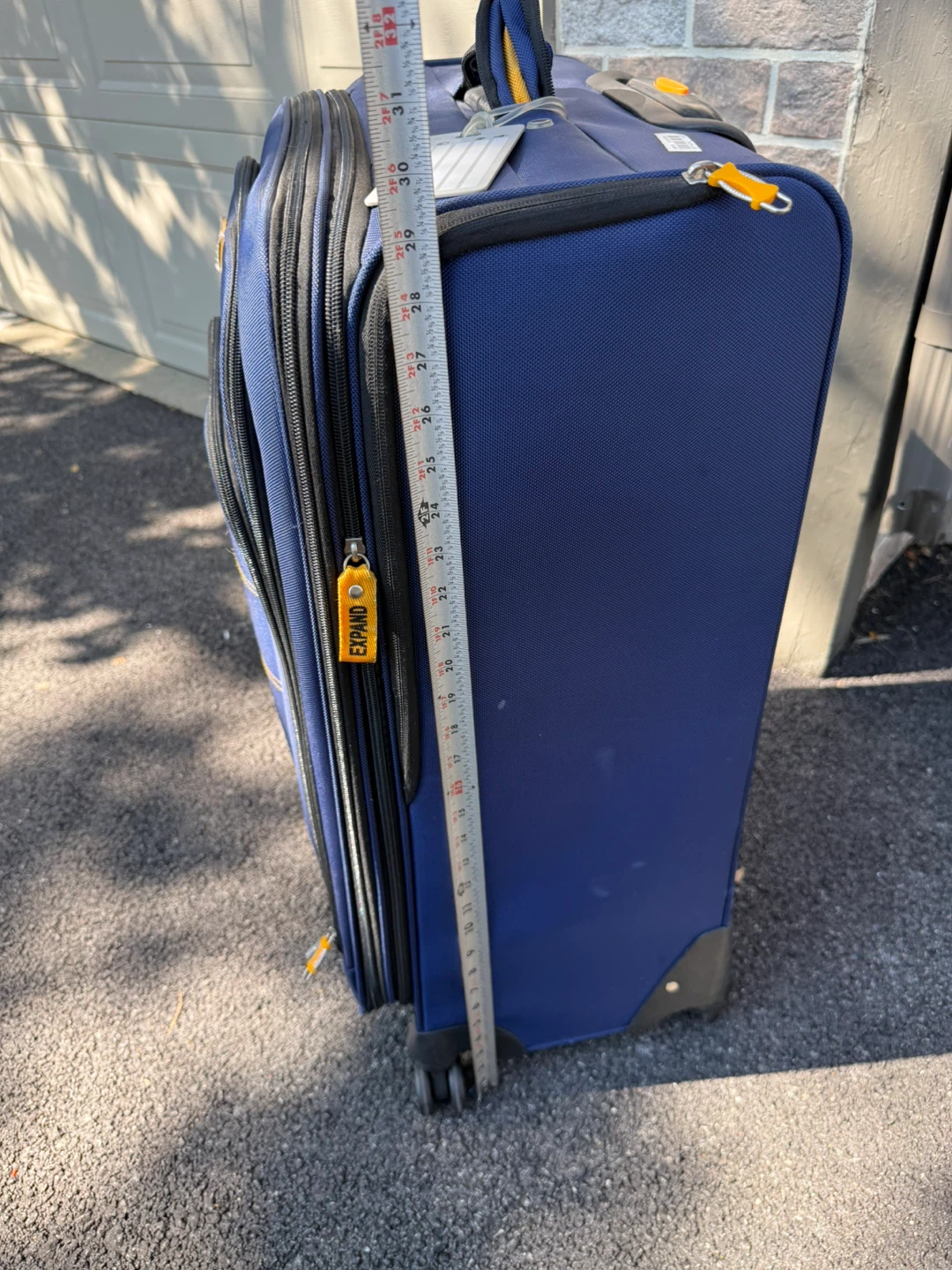 Lucas Blue Rolling Luggage Suitcase - photo 3