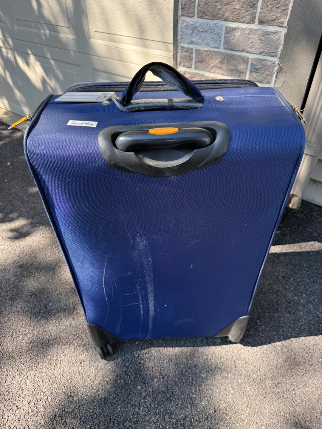 Lucas Blue Rolling Luggage Suitcase - photo 4