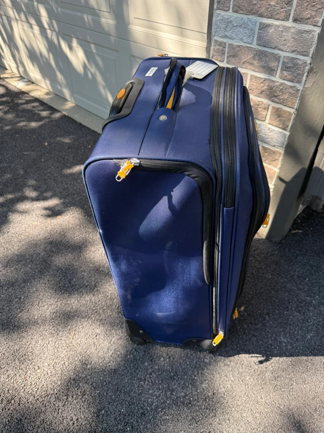Lucas Blue Rolling Luggage Suitcase - photo 5
