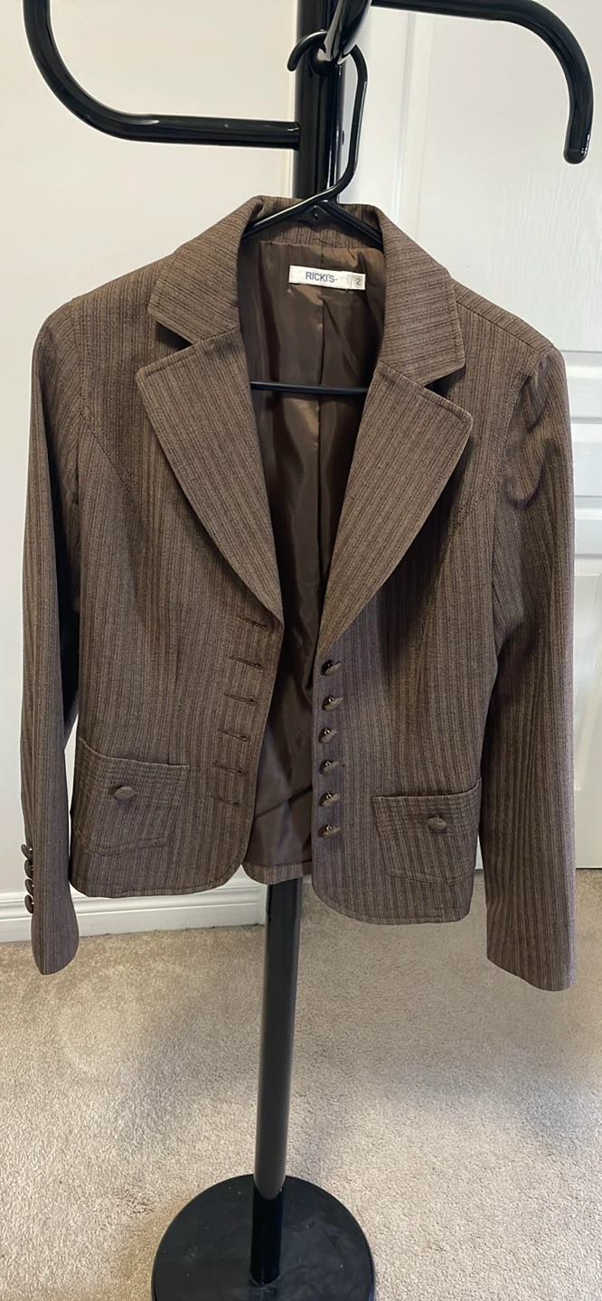 Ricki's Brown Striped Blazer