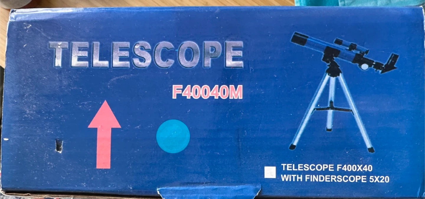 TELESCOPE F40040M with Finder Scope 5x20