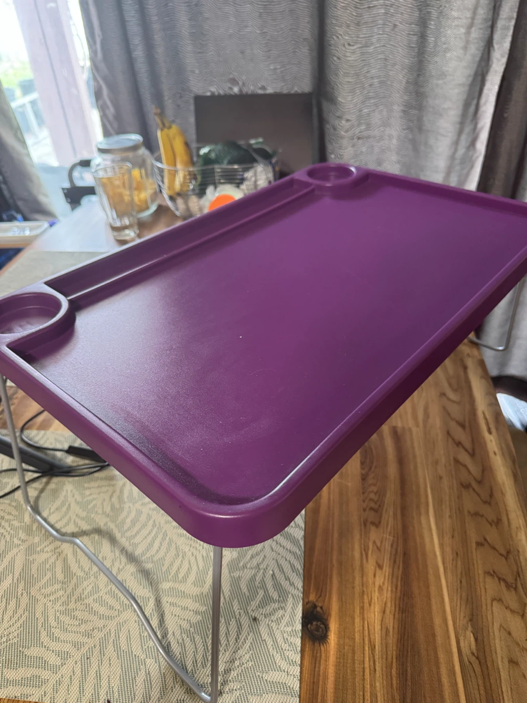 IKEA Nordby Purple Bed Tray - photo 2