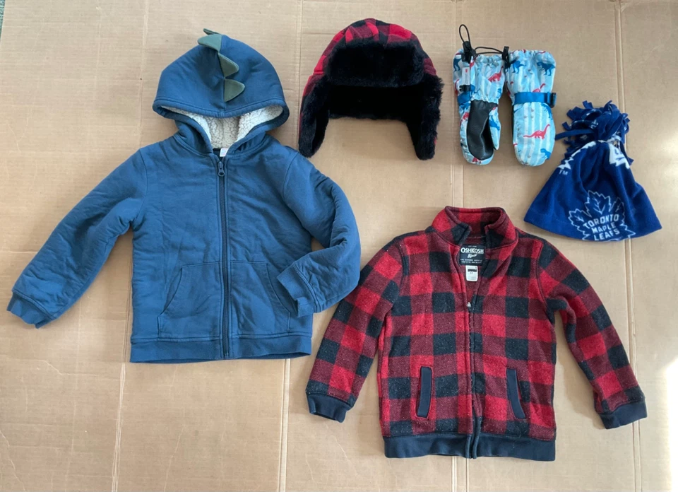 Kids Jackets and Accessories Bundle - OshKosh etc. Size 5