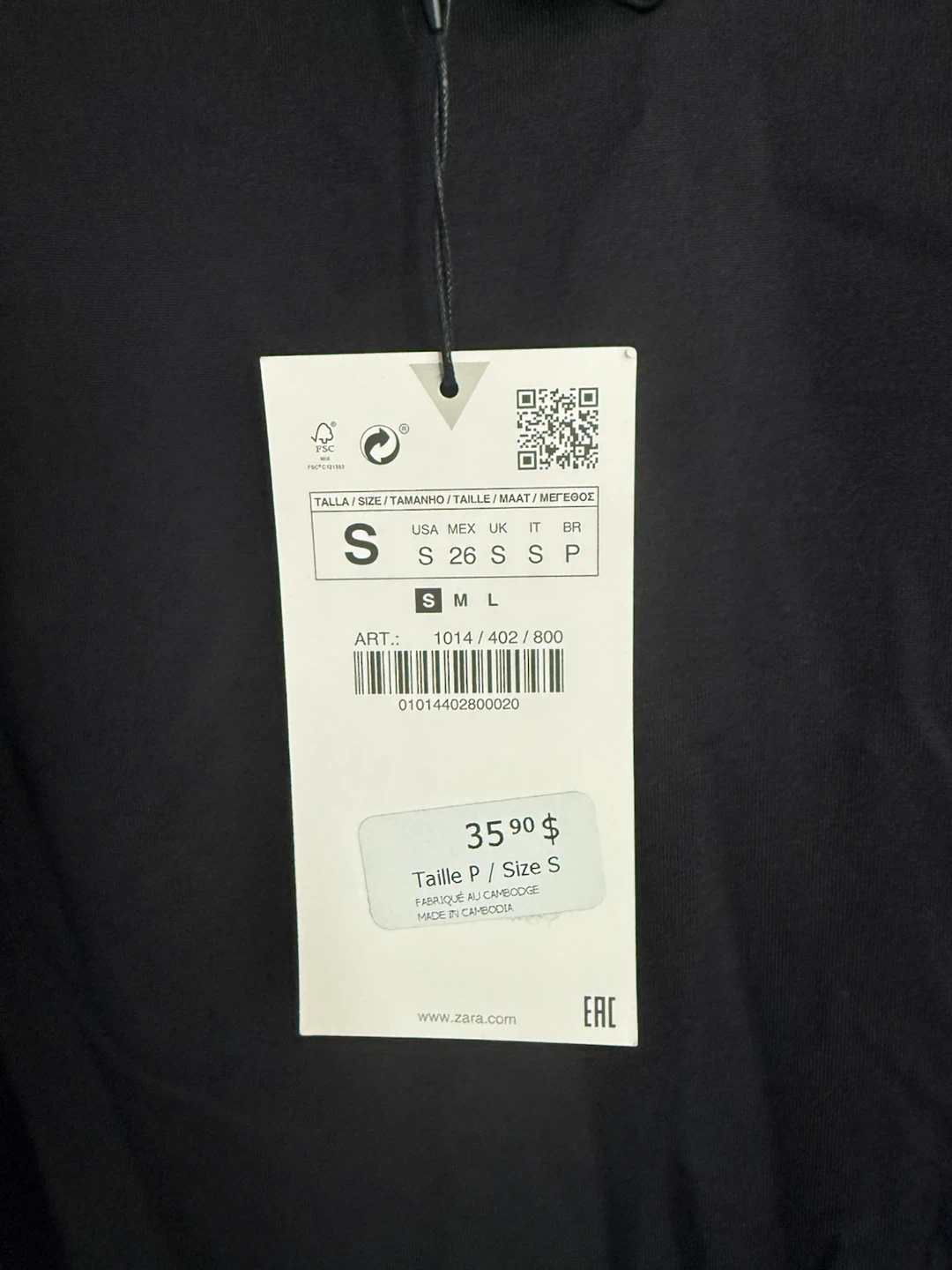 NEW Zara Black Bodysuit with Puff Sleeves - photo 3