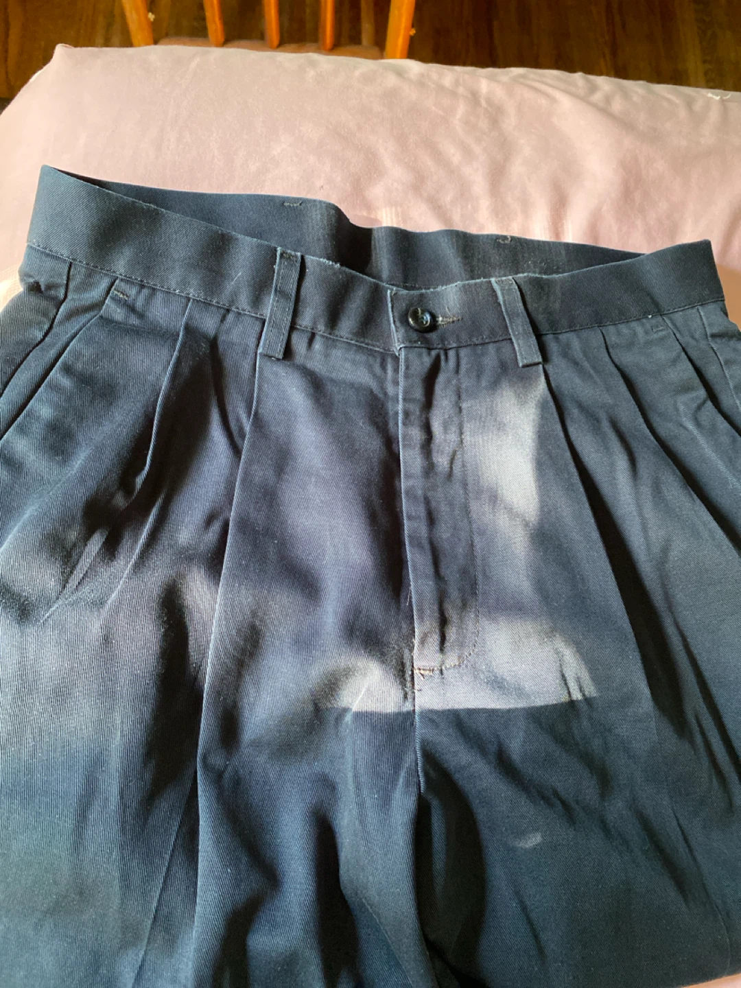 Dockers Navy Blue Pleated Pants - photo 2
