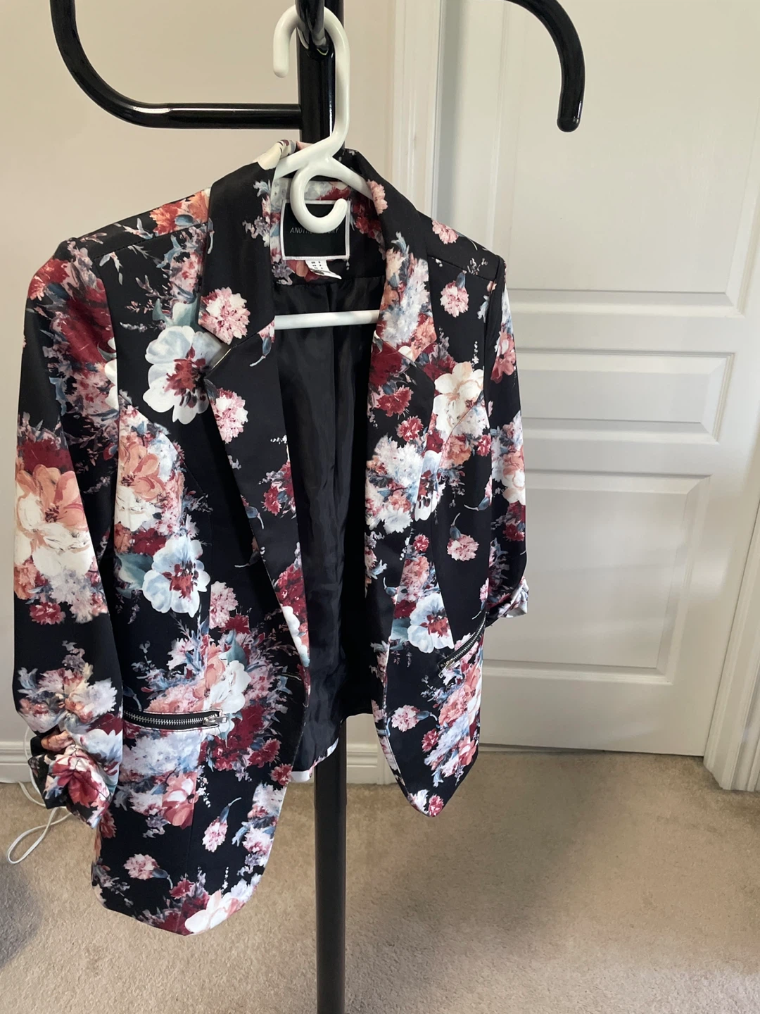 Ladies Floral Print Blazer