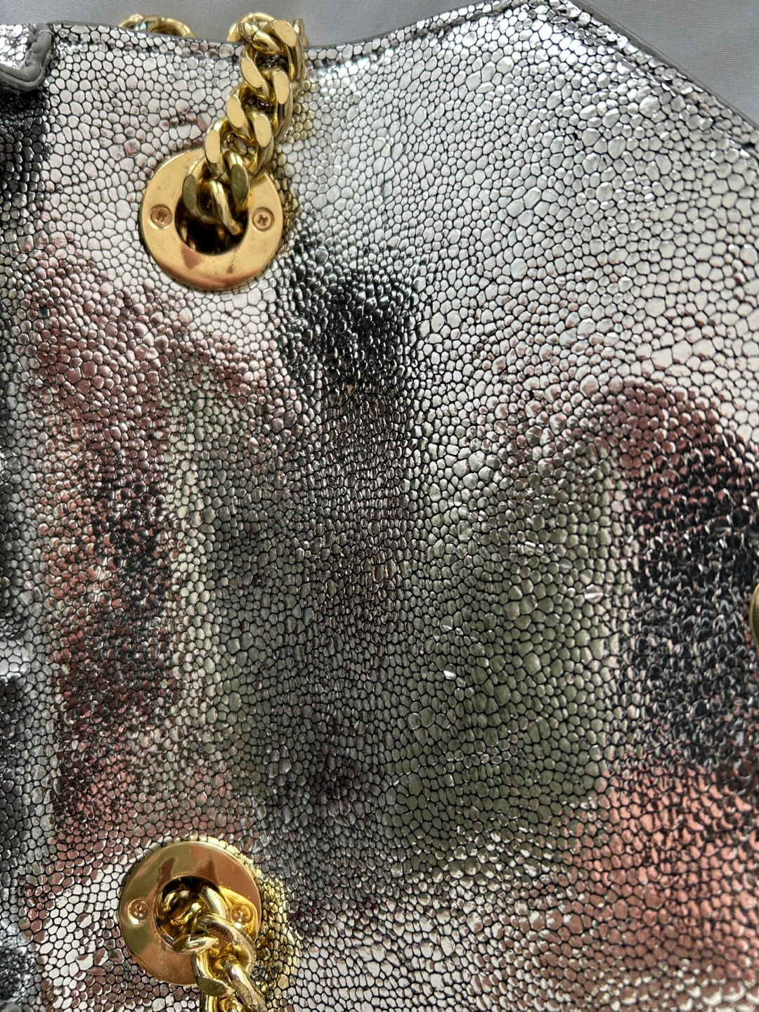 Ivanka Trump Silver Textured Shoulder Bag - photo 5