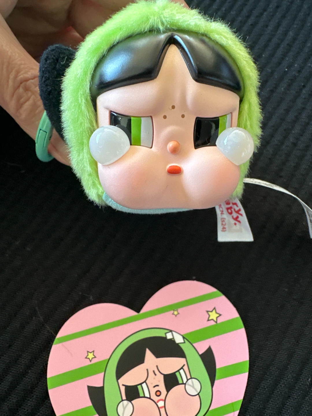 Cry Baby x Powerpuff Girls Buttercup Plush Keychain - photo 2