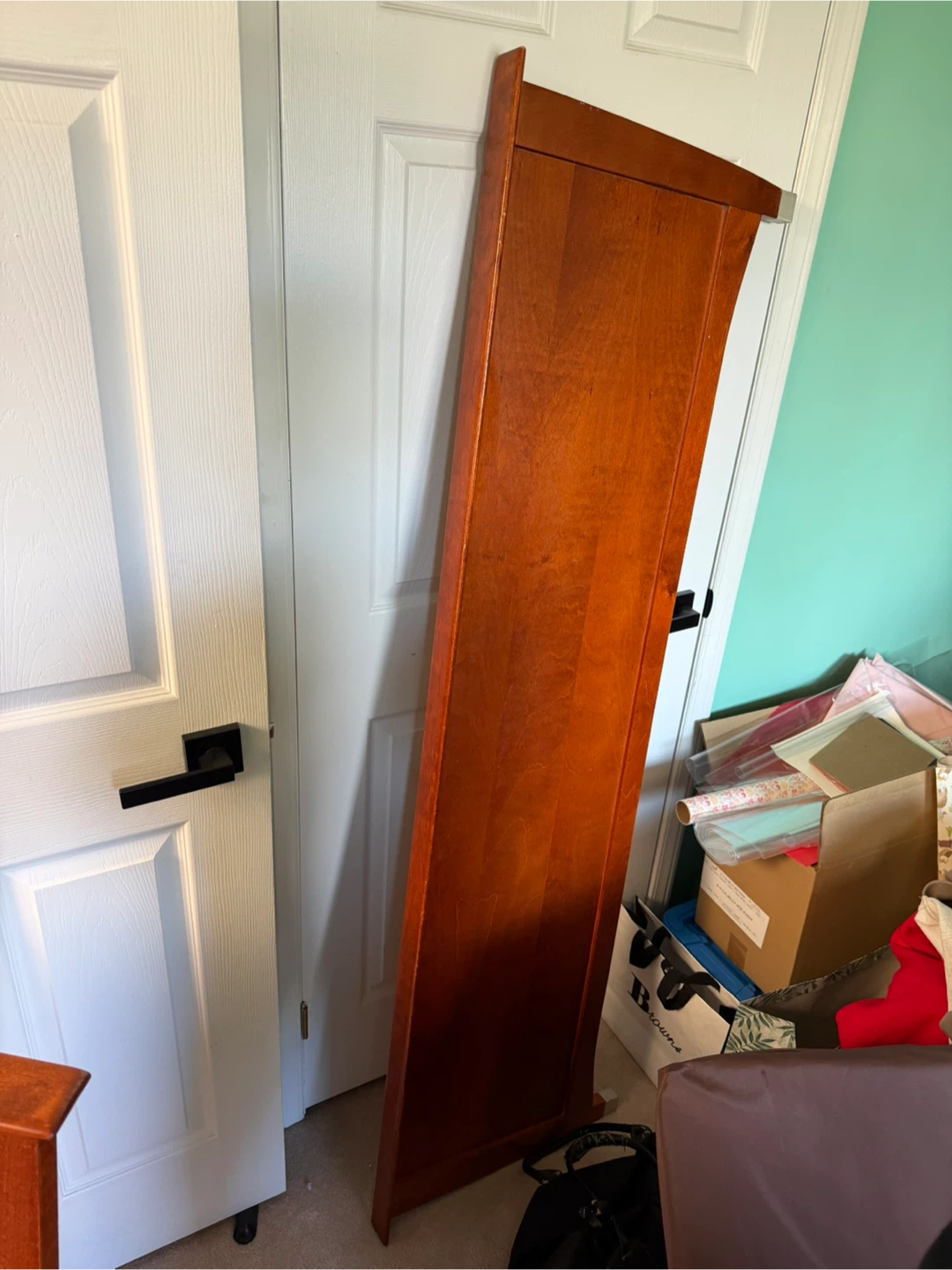 Wooden Bedroom Dresser with Mirror - photo 3