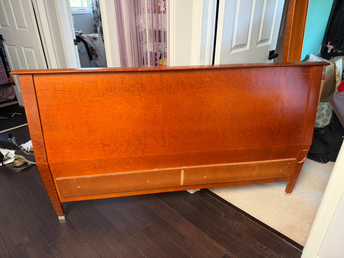Wooden Bedroom Dresser with Mirror - photo 4
