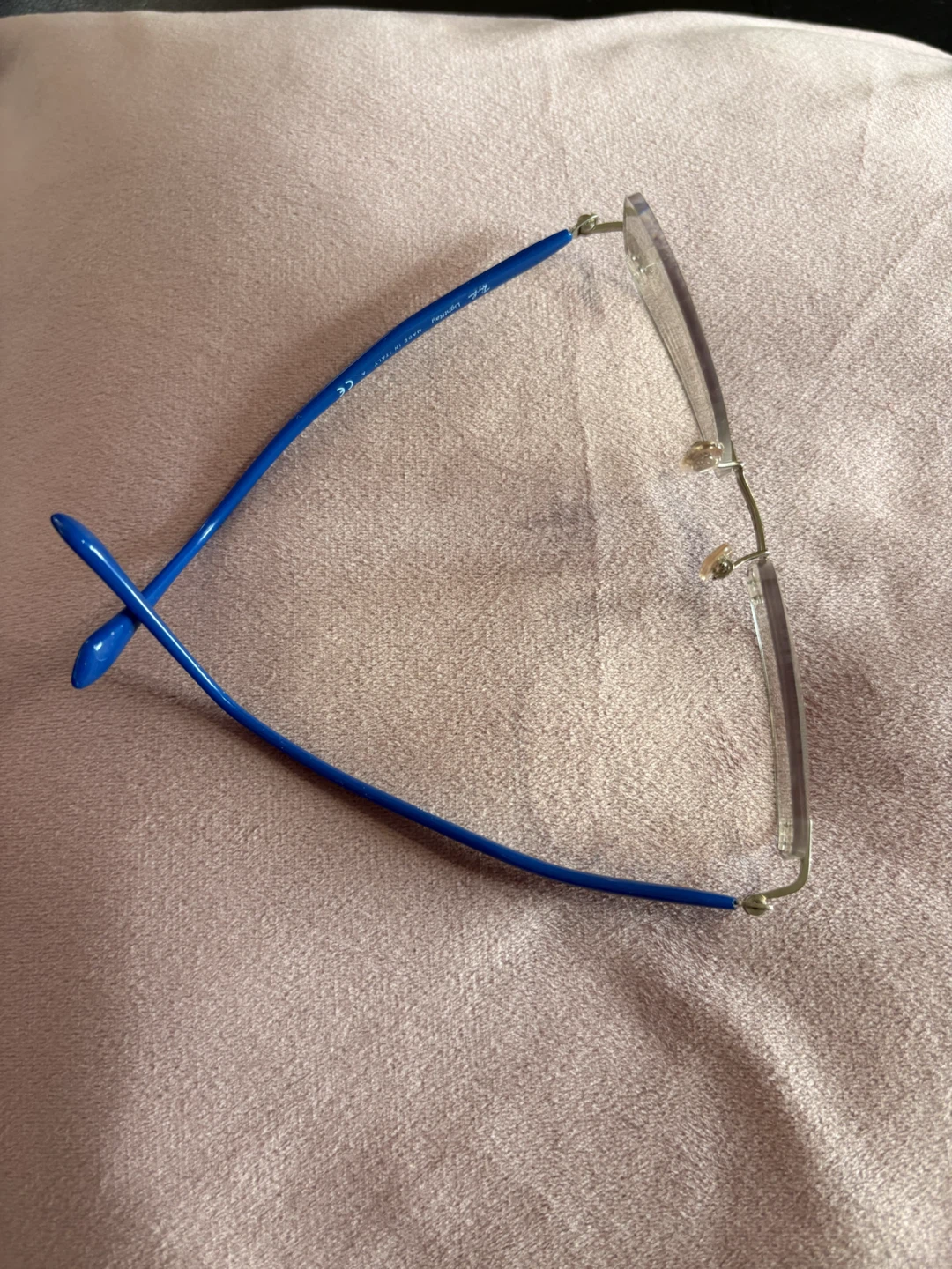 Rimless Blue Eyeglasses - photo 2