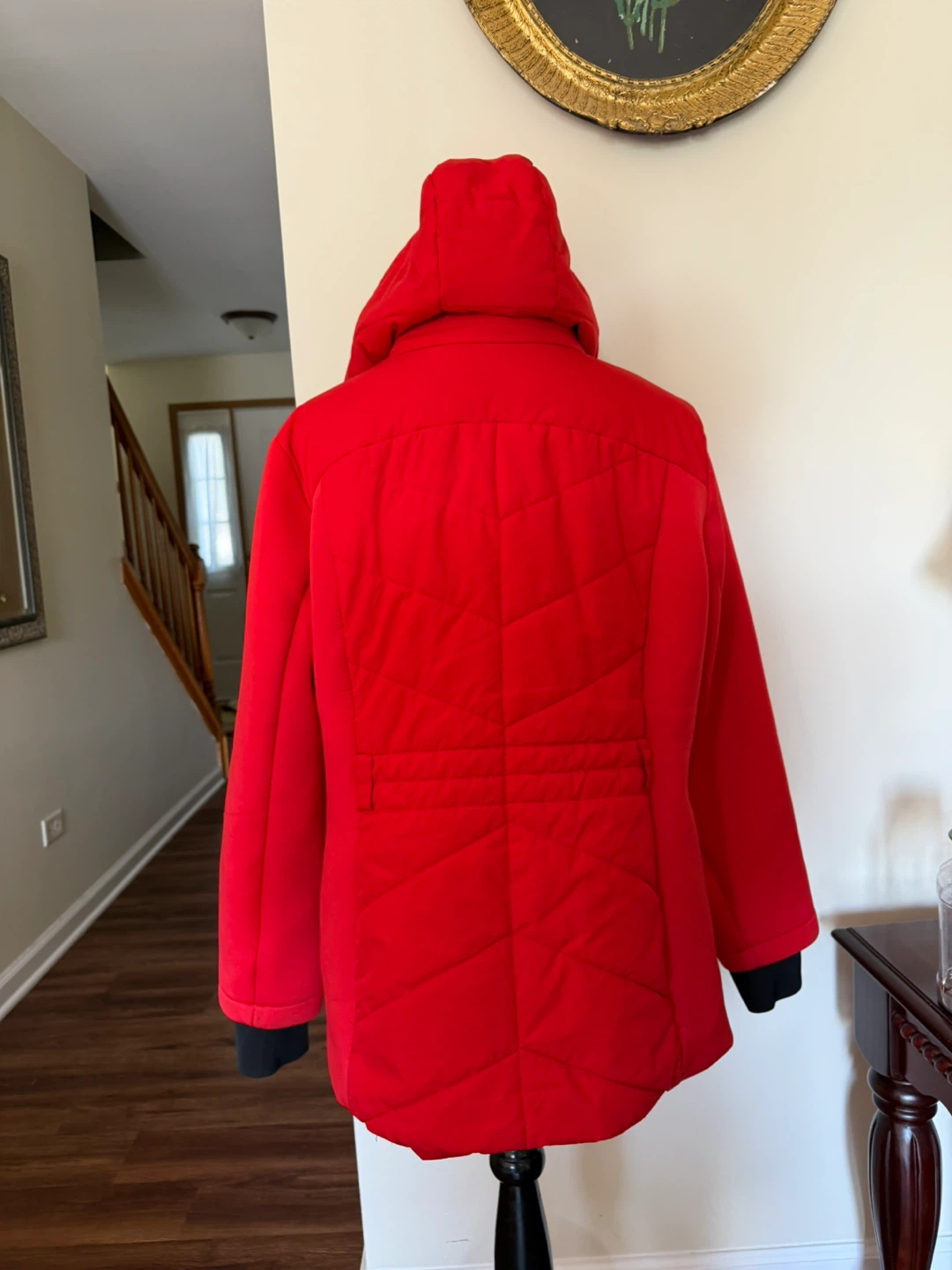 Michael Kors Red Quilted Hooded Jacket - photo 3