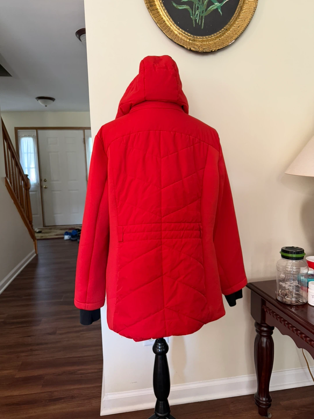 Michael Kors Red Quilted Hooded Jacket - photo 5