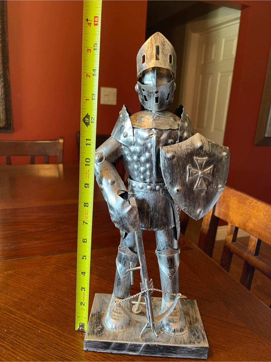 Metal Knight Figurine