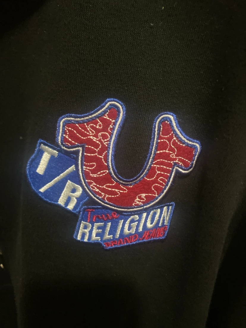 True Religion Zip Hoodie - Size Large - photo 4