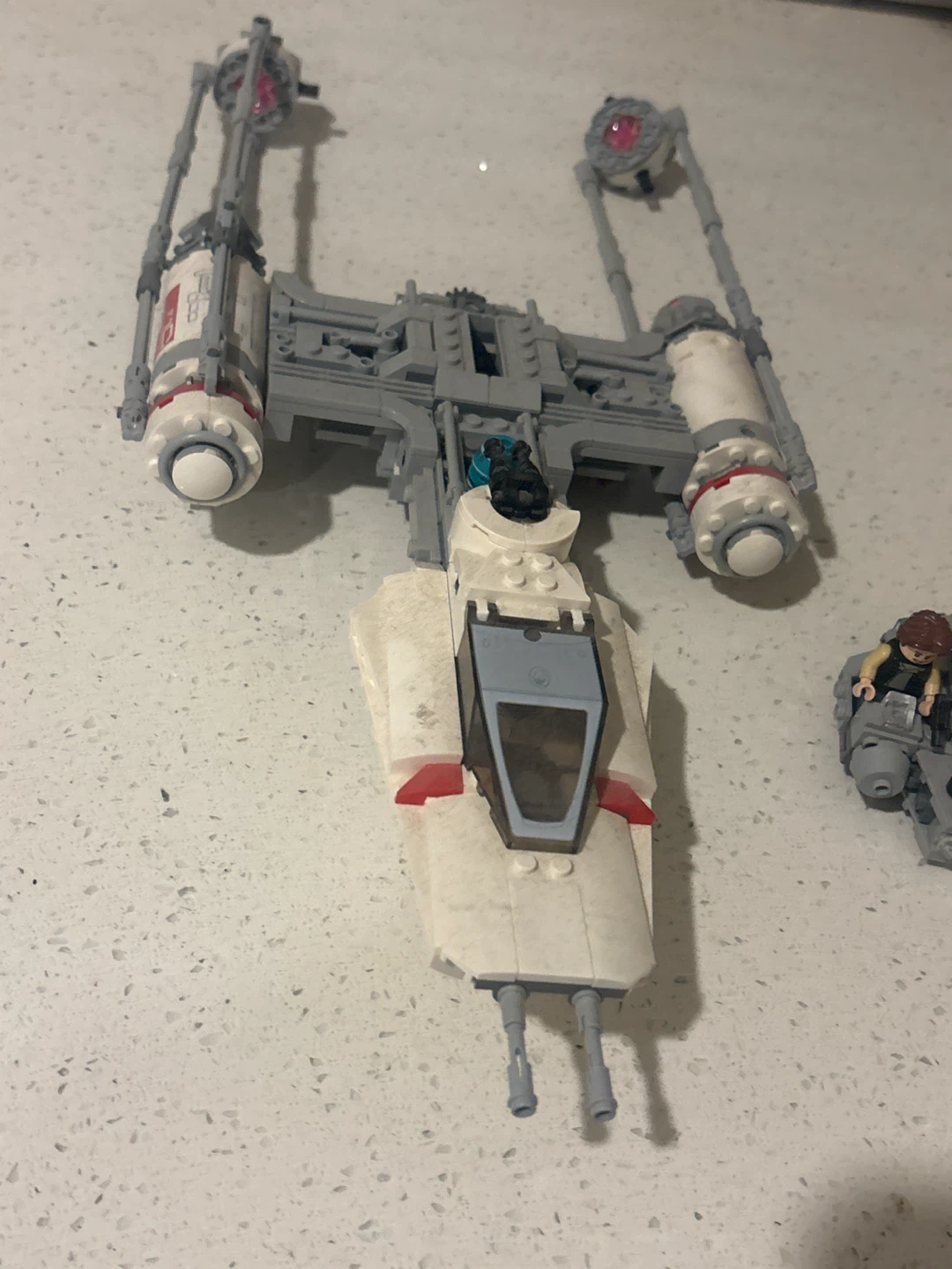 LEGO Star Wars Y-Wing and Micro Millennium Falcon