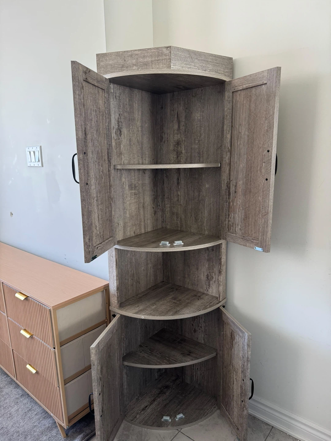 Rustic Farmhouse Corner Cabinet - photo 2