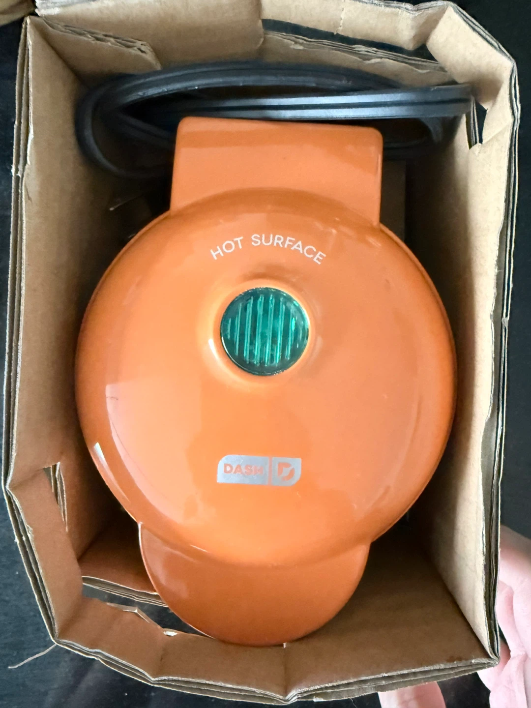 Dash Pumpkin Mini Waffle Maker - photo 2