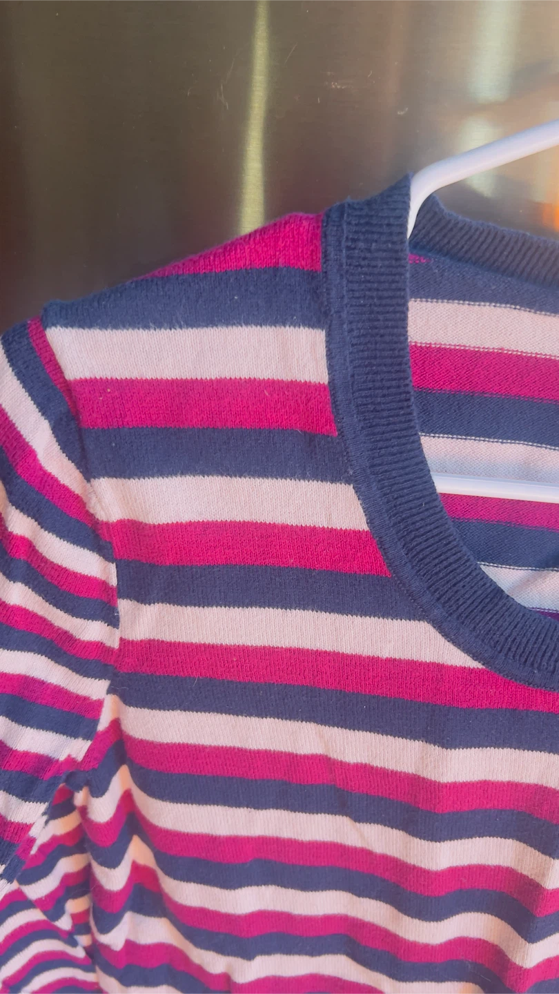 GAP Girl’s Striped Long Sleeve Sweater Size M - photo 2
