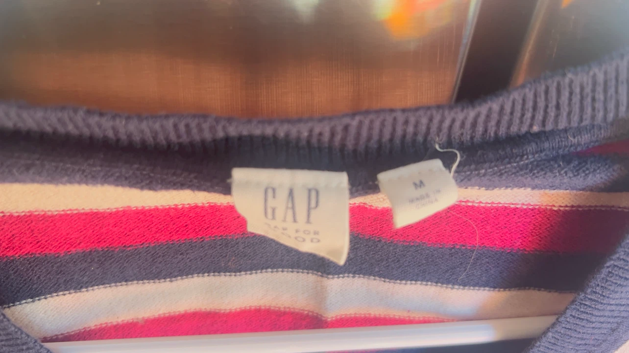 GAP Girl’s Striped Long Sleeve Sweater Size M - photo 3