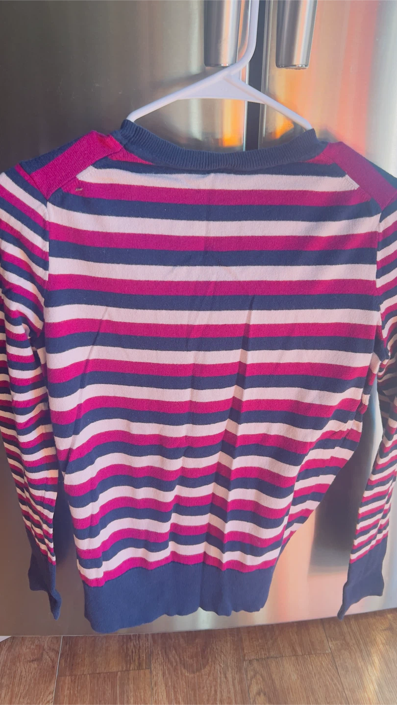 GAP Girl’s Striped Long Sleeve Sweater Size M - photo 4