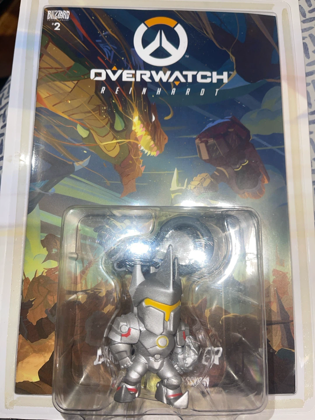 Overwatch Reinhardt Figure with Blizzard Comic #2