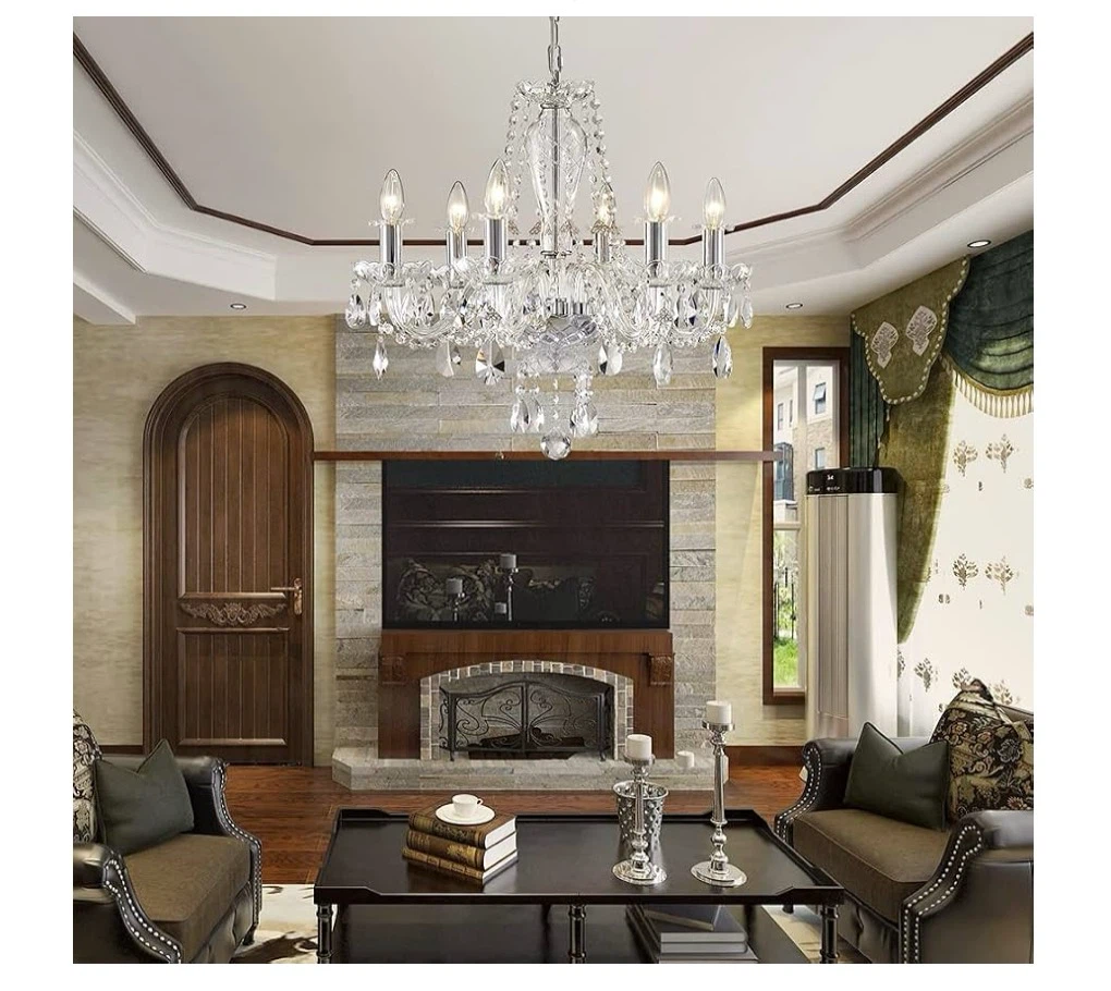 Crystal Chandelier Light Fixture, Maria Therasa - photo 5