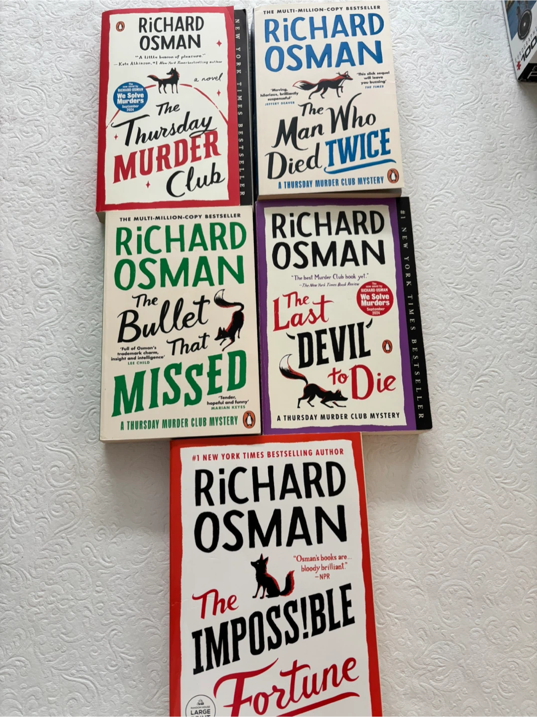 Richard Osman Thursday Murder Club Book Set