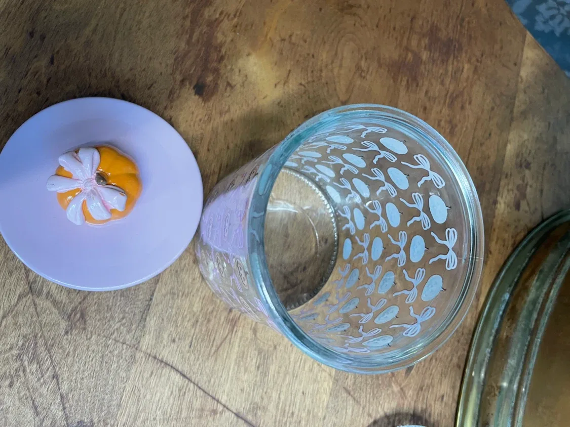 Halloween Jar with Pumpkin Lid - photo 2
