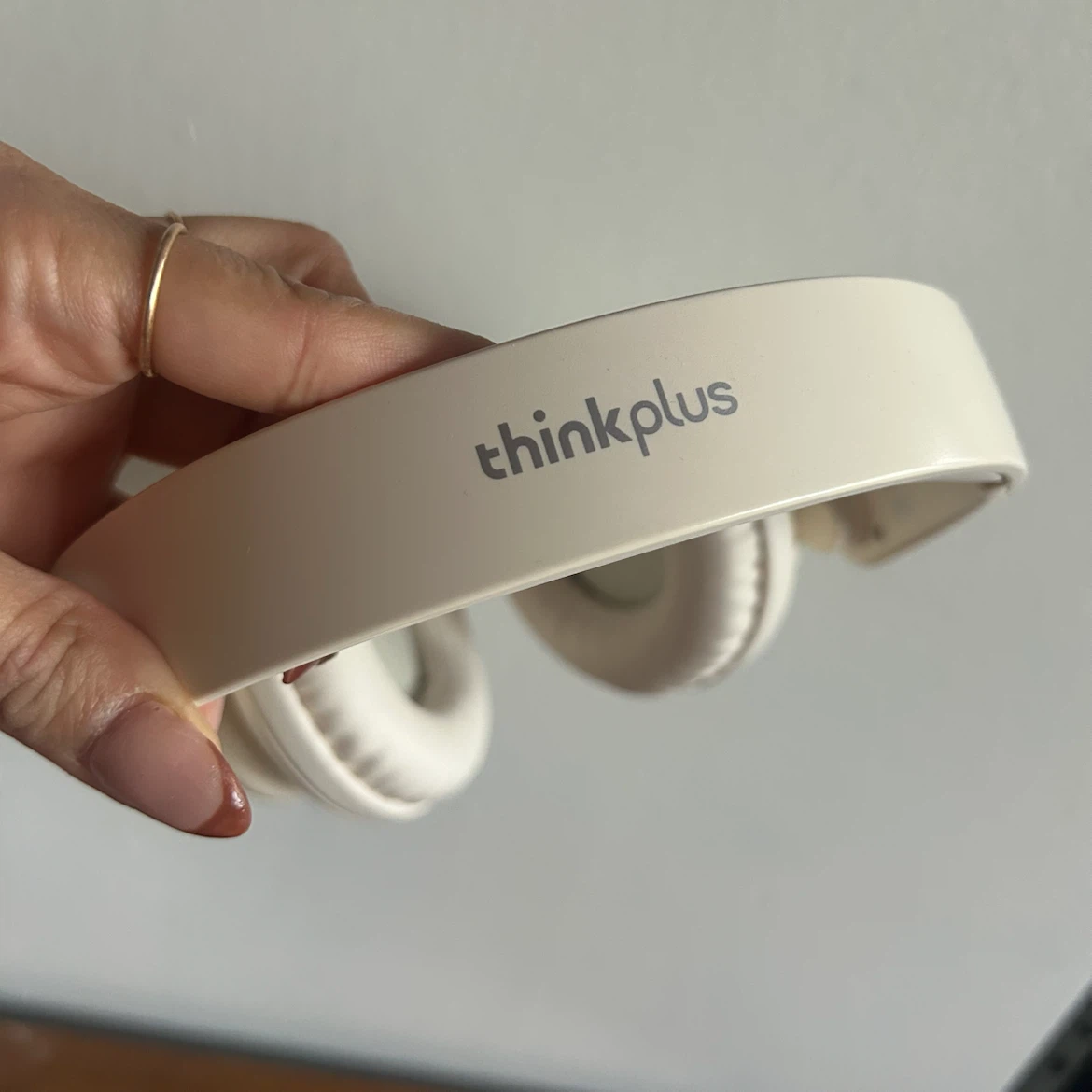 Lenovo Thinkplus Wireless Headphones - Cream - photo 3