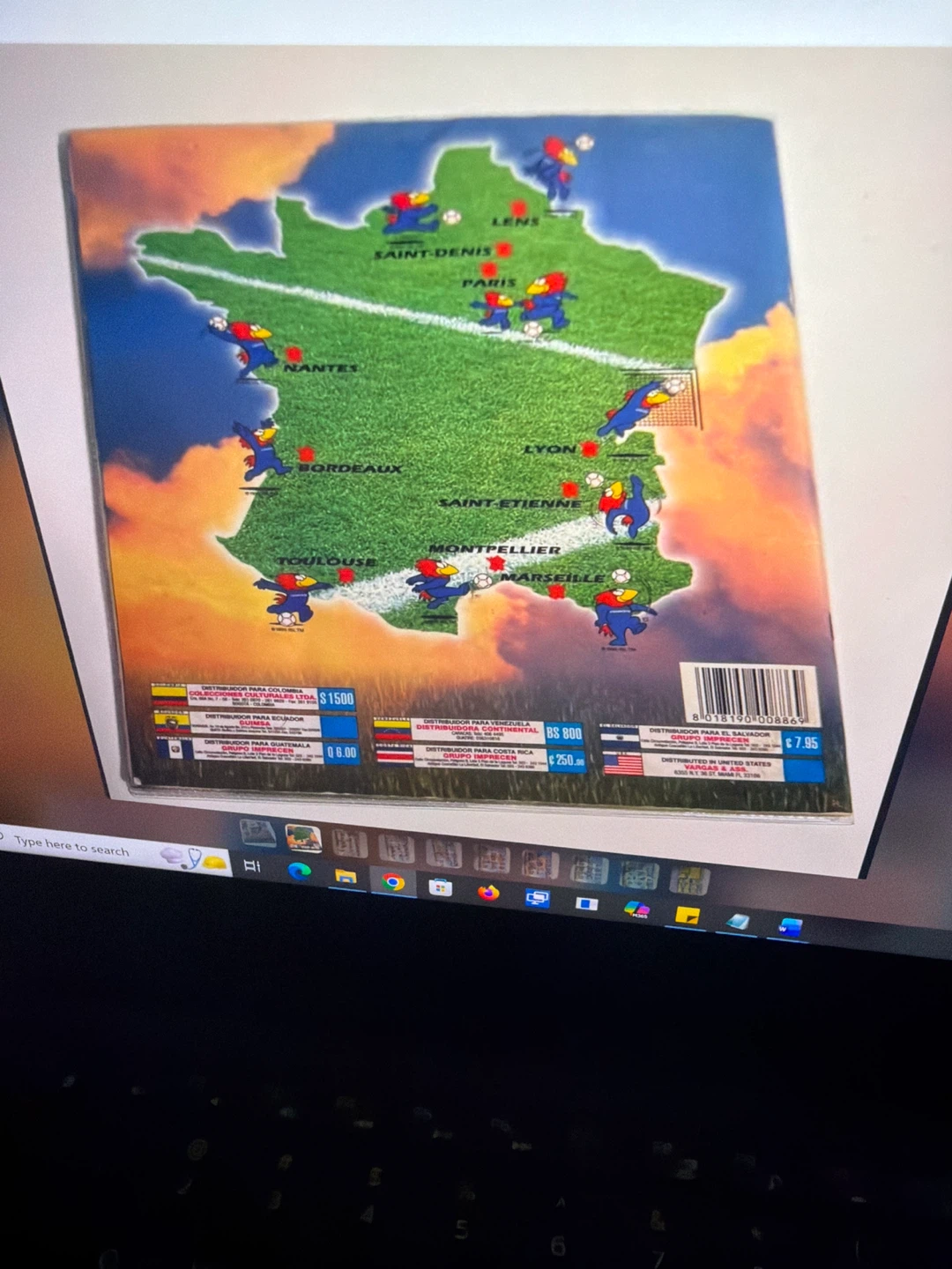 Panini France 98 World Cup Sticker Album - photo 2
