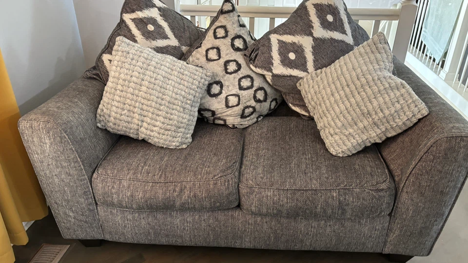 Gray Loveseat Sofa