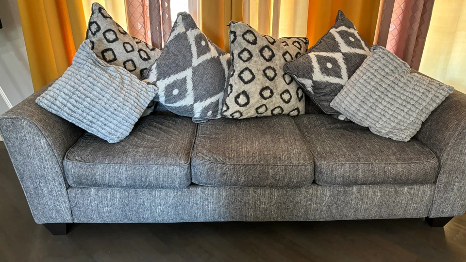 Gray Loveseat Sofa - photo 4