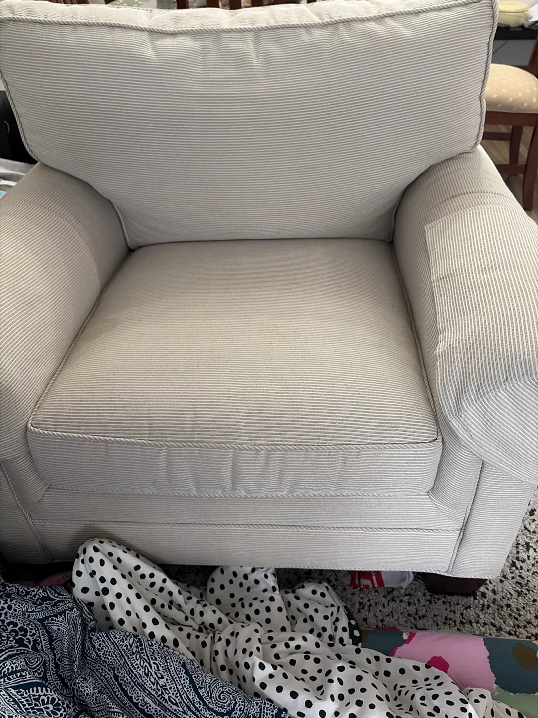 Striped Armchair