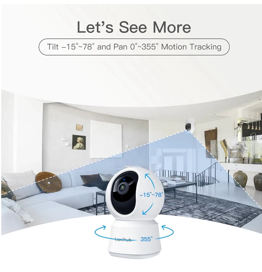 LAXIHUB 360 View 2K Pet Camera P2 - photo 5